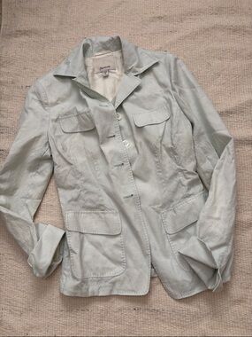 Faconnable Linen Structured Blazer